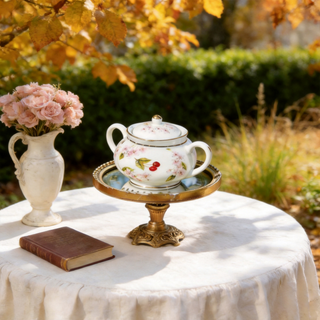 Cherry Blossom Sugar Bowl Round