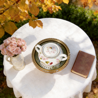 Cherry Blossom Sugar Bowl Round