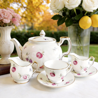 Florida Crocus 7 Pieces Tea Set with 600ml Teapot