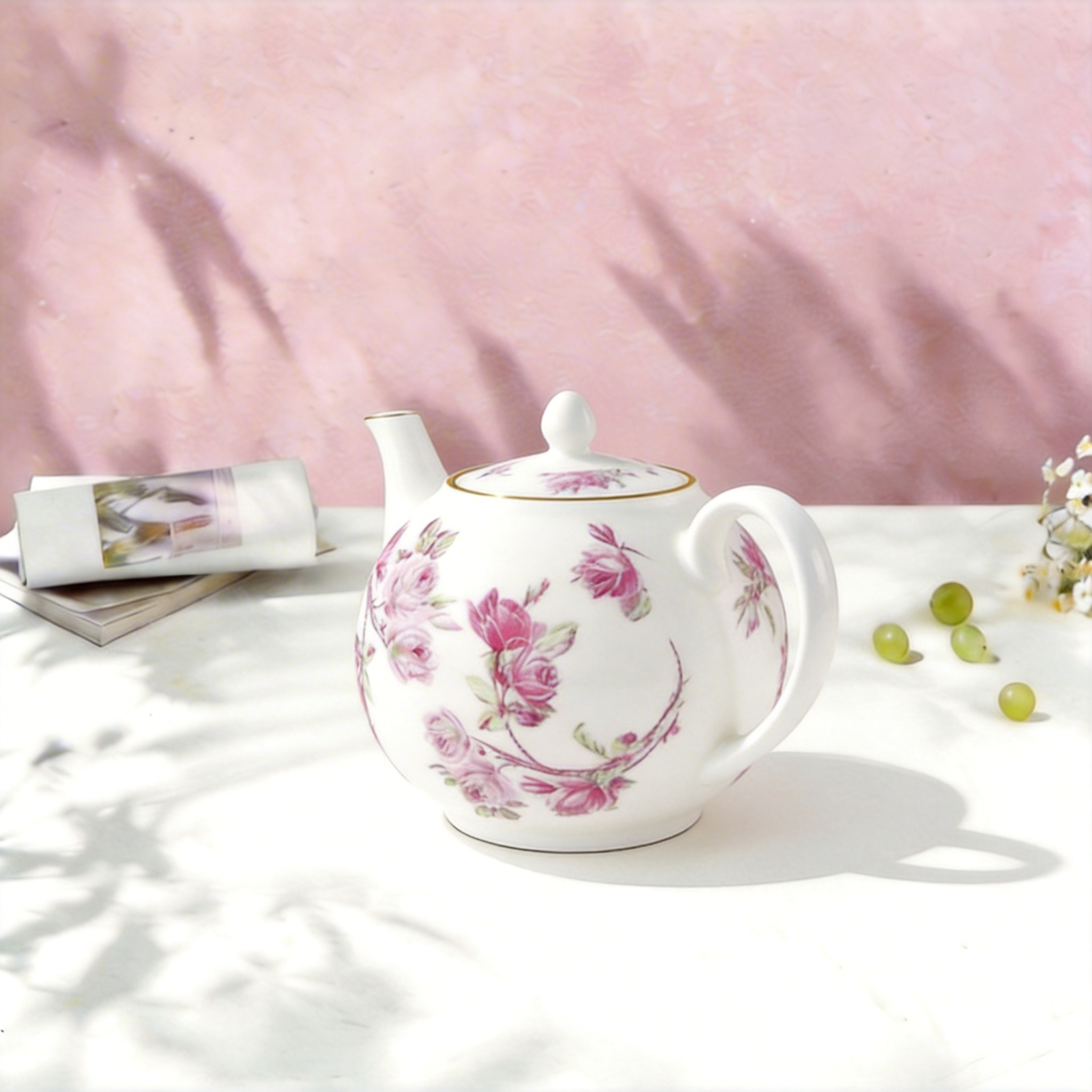 Elizabeth Rose Teapot 1100ml – Aynsley
