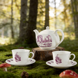 Alice in Wonderland 5 Pieces Tea Set - Pink