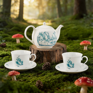 Alice in Wonderland 5 Pieces Tea Set - Blue