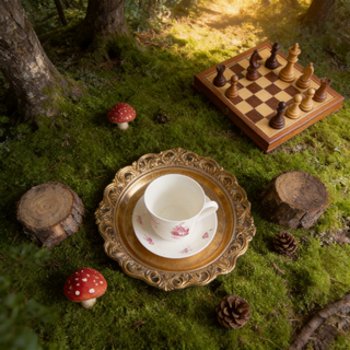 Alice in Wonderland Tea Cup & Saucer Pink