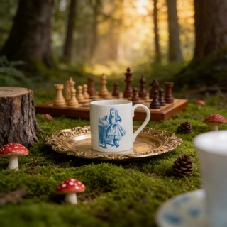 Alice in Wonderland Mug Blue
