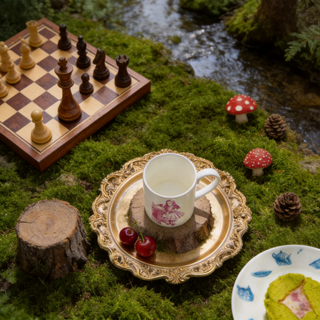 Alice in Wonderland Mug Pink