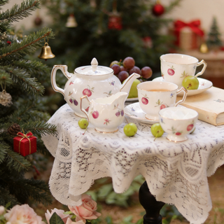 Florida Crocus 7 Pieces Tea Set with 600ml Teapot
