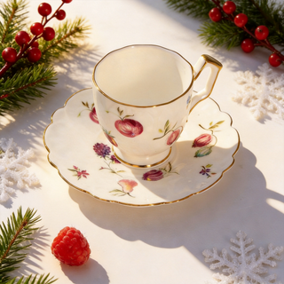 Florida Crocus Coffee Cup & Stand