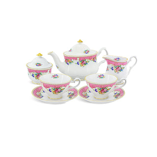 Chelsea 7 Pieces Tea Set with 600ml Teapot