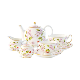 Cherry Blossom 7 Pieces Early Morning Tea Set