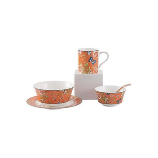 Cottage Garden Windsor 5 Pieces Set-Orange
