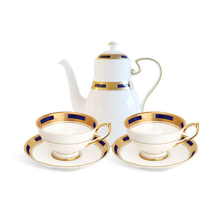 Empress Cobalt 5 Pieces Tea Set