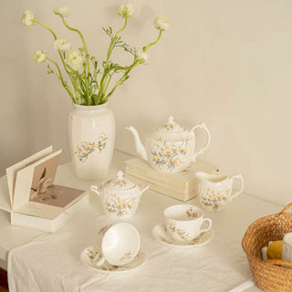 Just Orchid 7 Pieces Tea Set