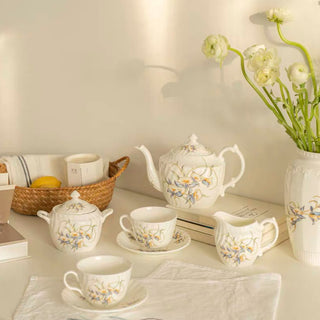 Just Orchid 7 Pieces Tea Set