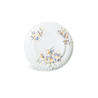 Just Orchid Swirl Dinner Plate