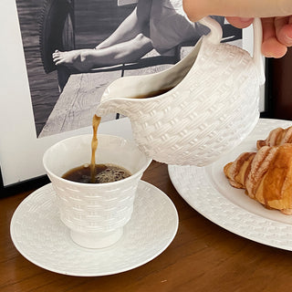 Basketweave Creamer