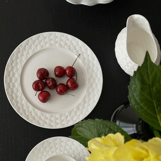 Basketweave Sweet Plate 21cm