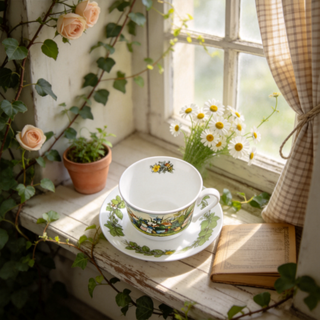 Brambly Hedge Countryside Warmth Tea Cup & Saucer - Brookside Bloom