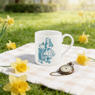 Alice in Wonderland Mug Blue