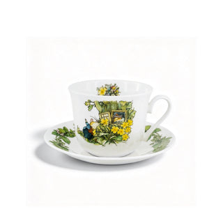 Brambly Hedge Countryside Warmth Tea Cup & Saucer - Awakening Garden