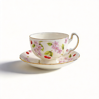 Cherry Blossom Oban Tea Cup & Suacer