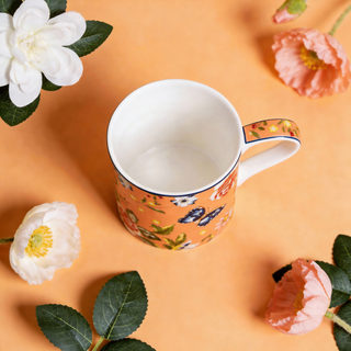 Cottage Garden Windsor Mug-Orange