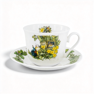 Brambly Hedge Countryside Warmth Tea Cup & Saucer - Awakening Garden