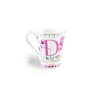Peony Windsor Alphabet Mug-from A to Z