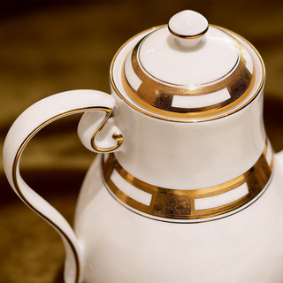 Empress White & Gold Coffee Pot 1200ml