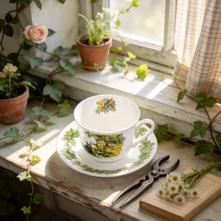 Brambly Hedge Countryside Warmth Tea Cup & Saucer - Awakening Garden