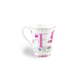 Peony Windsor Alphabet Mug-from A to Z