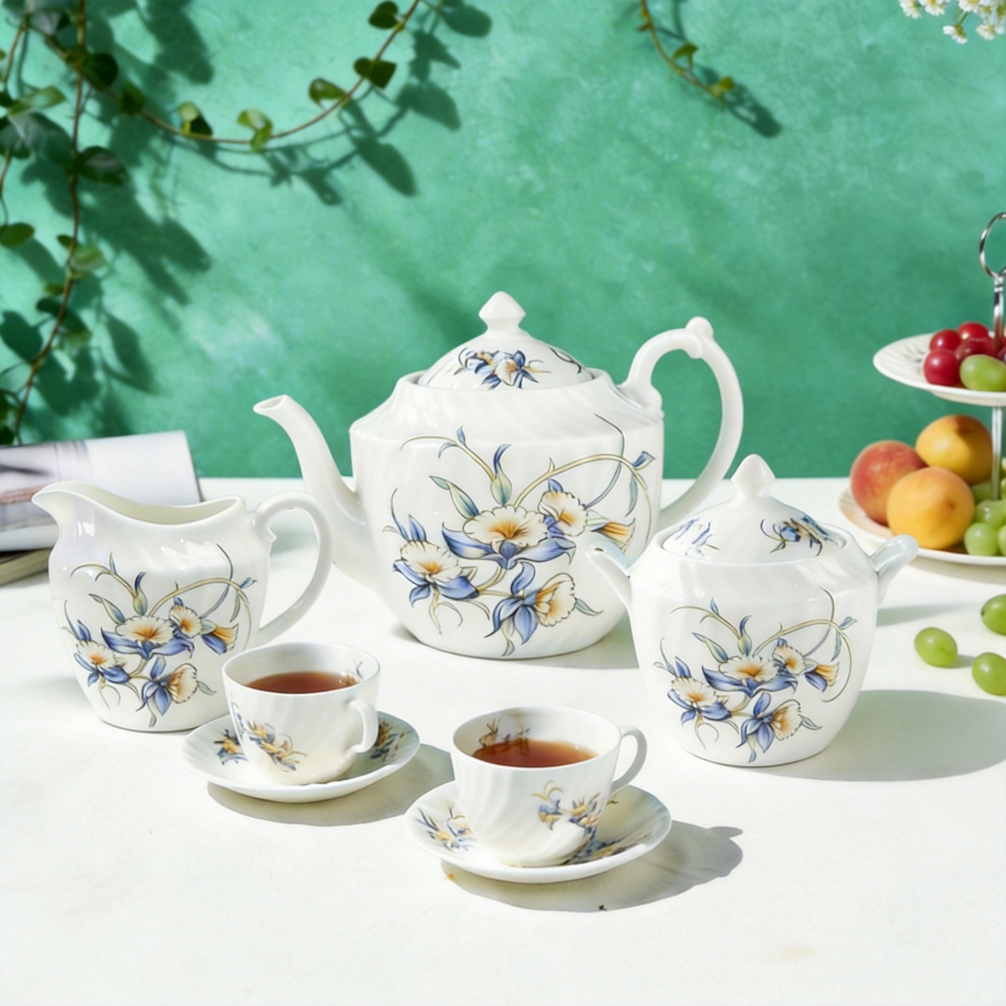 Just Orchid 7 Pieces Tea Set – Aynsley