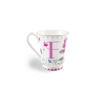 Peony Windsor Alphabet Mug-from A to Z