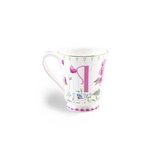 Peony Windsor Alphabet Mug-from A to Z