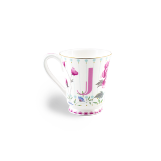 Peony Windsor Alphabet Mug-from A to Z