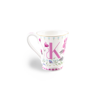 Peony Windsor Alphabet Mug-from A to Z