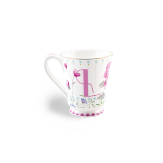 Peony Windsor Alphabet Mug-from A to Z