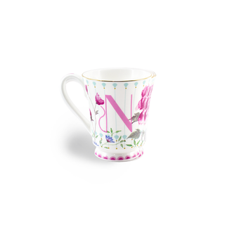 Peony Windsor Alphabet Mug-from A to Z