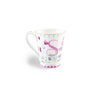 Peony Windsor Alphabet Mug-from A to Z