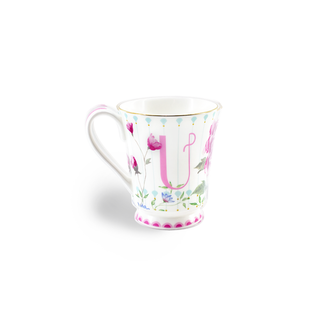 Peony Windsor Alphabet Mug-from A to Z