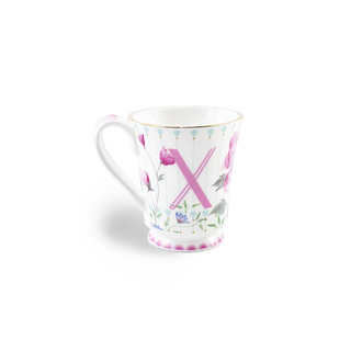 Peony Windsor Alphabet Mug-from A to Z