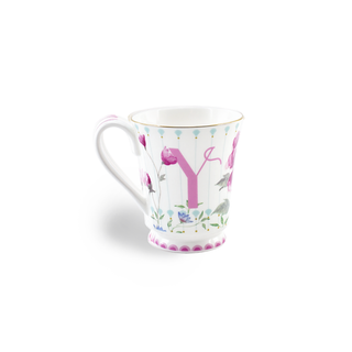 Peony Windsor Alphabet Mug-from A to Z