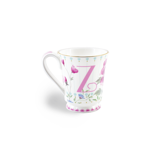 Peony Windsor Alphabet Mug-from A to Z